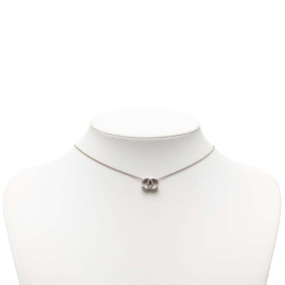 CHANEL Silver Logo Necklace - Picture 6 of 6